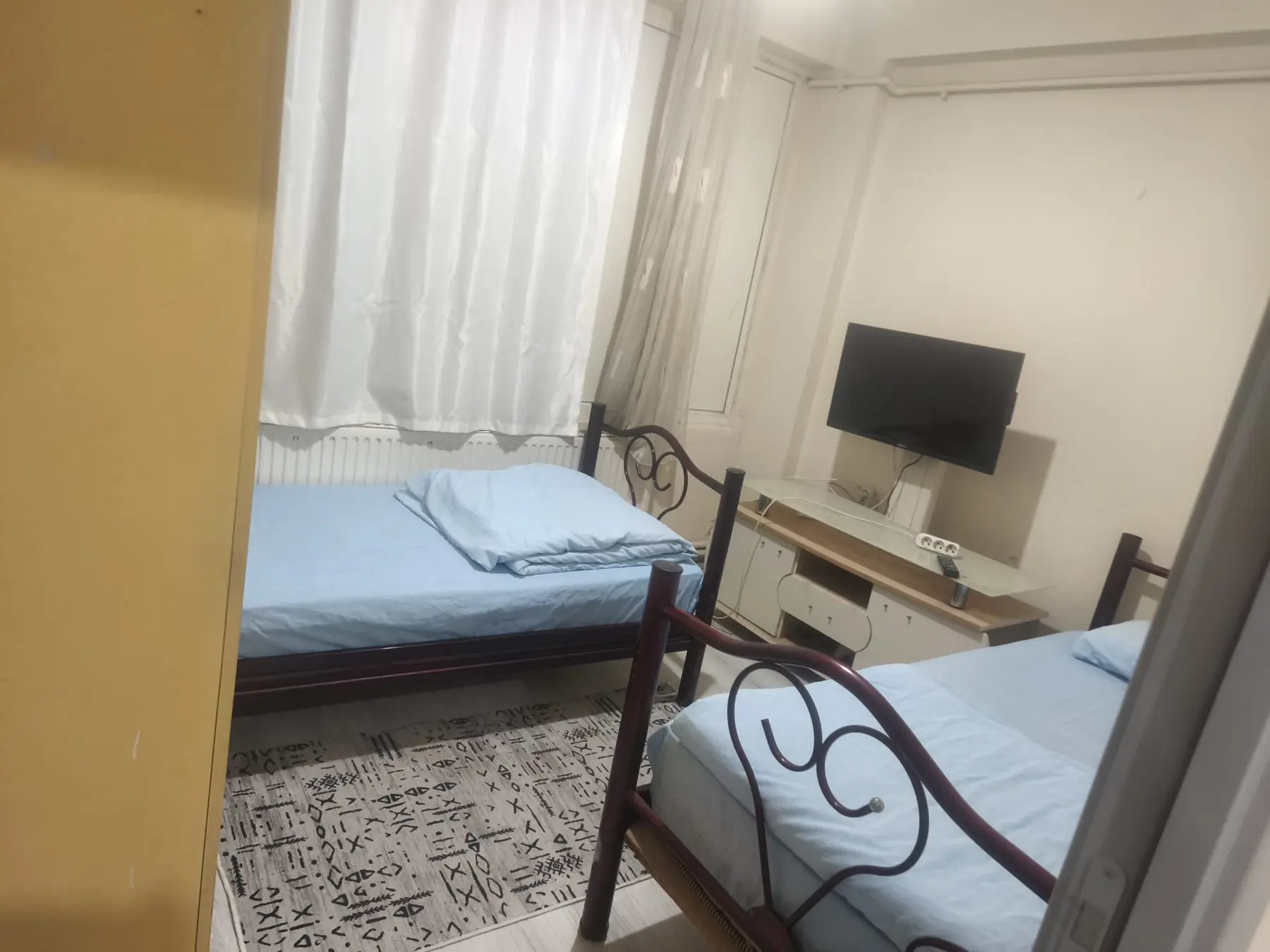 Elif Apart Pansiyon yatak ve oda görünümü